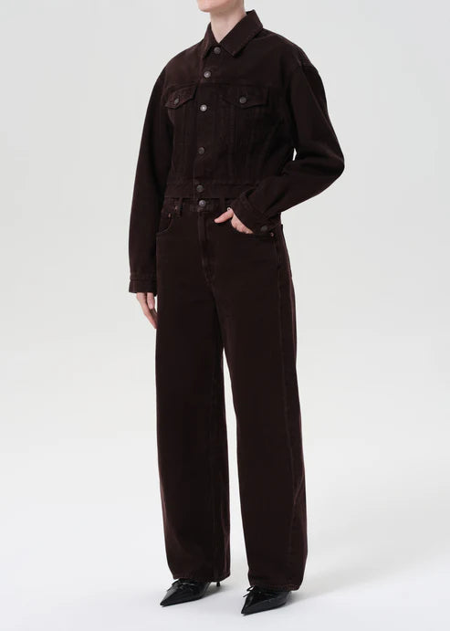 Agolde RADLEY JACKET - SLOE BERRY