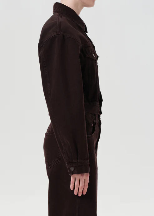 Agolde RADLEY JACKET - SLOE BERRY