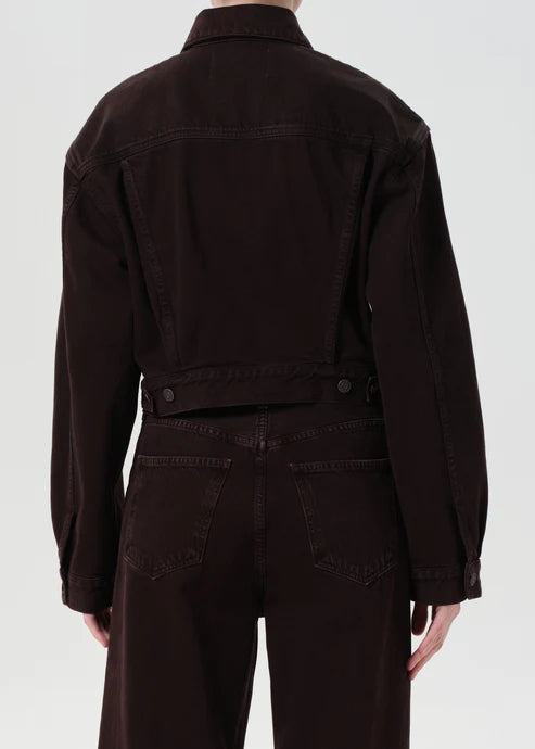 Agolde RADLEY JACKET - SLOE BERRY