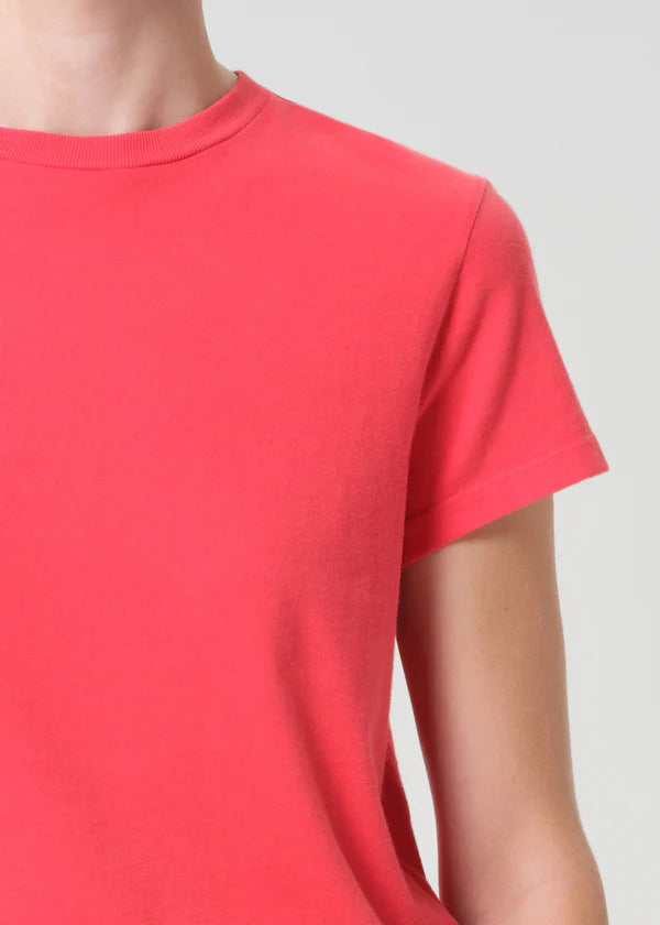 AGOLDE Adine Shrunken Tee In Carnival