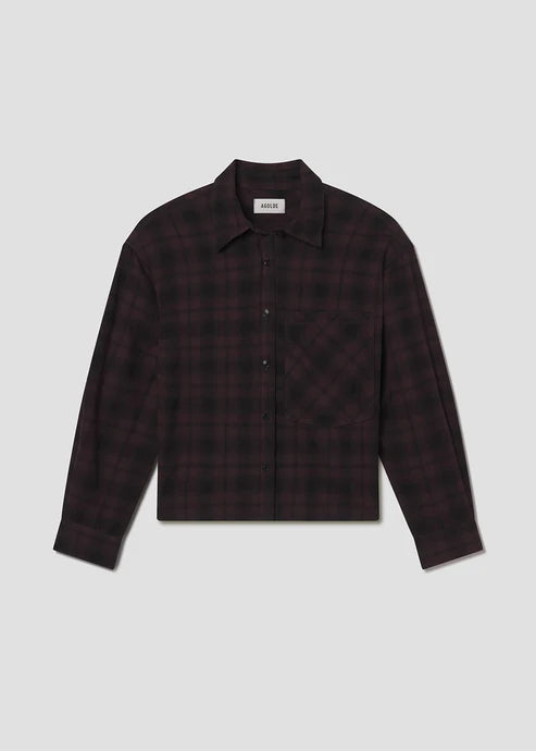 AGOLDE COMER SHIRT - ROOT