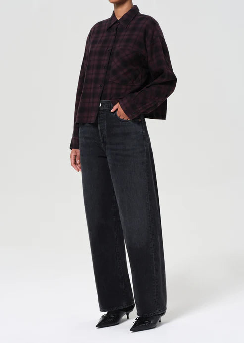 AGOLDE COMER SHIRT - ROOT