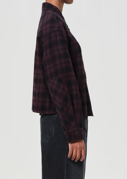 AGOLDE COMER SHIRT - ROOT