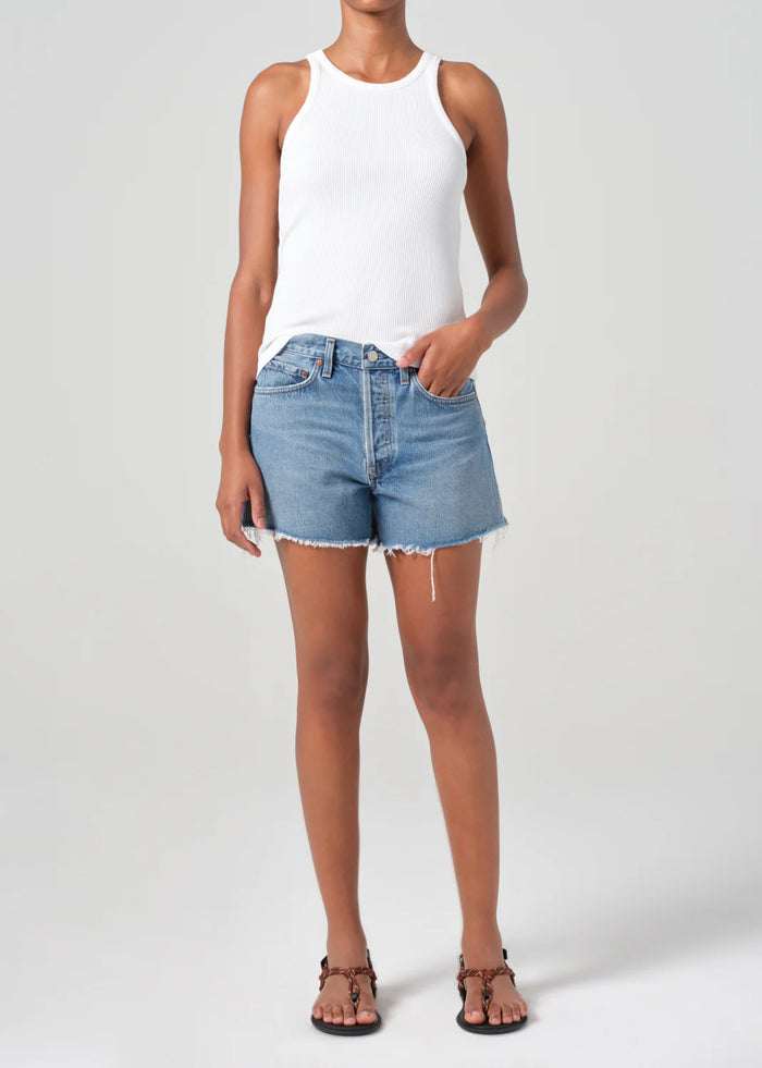 AGOLDE PARKER LONG SHORT IN FAIRWAY