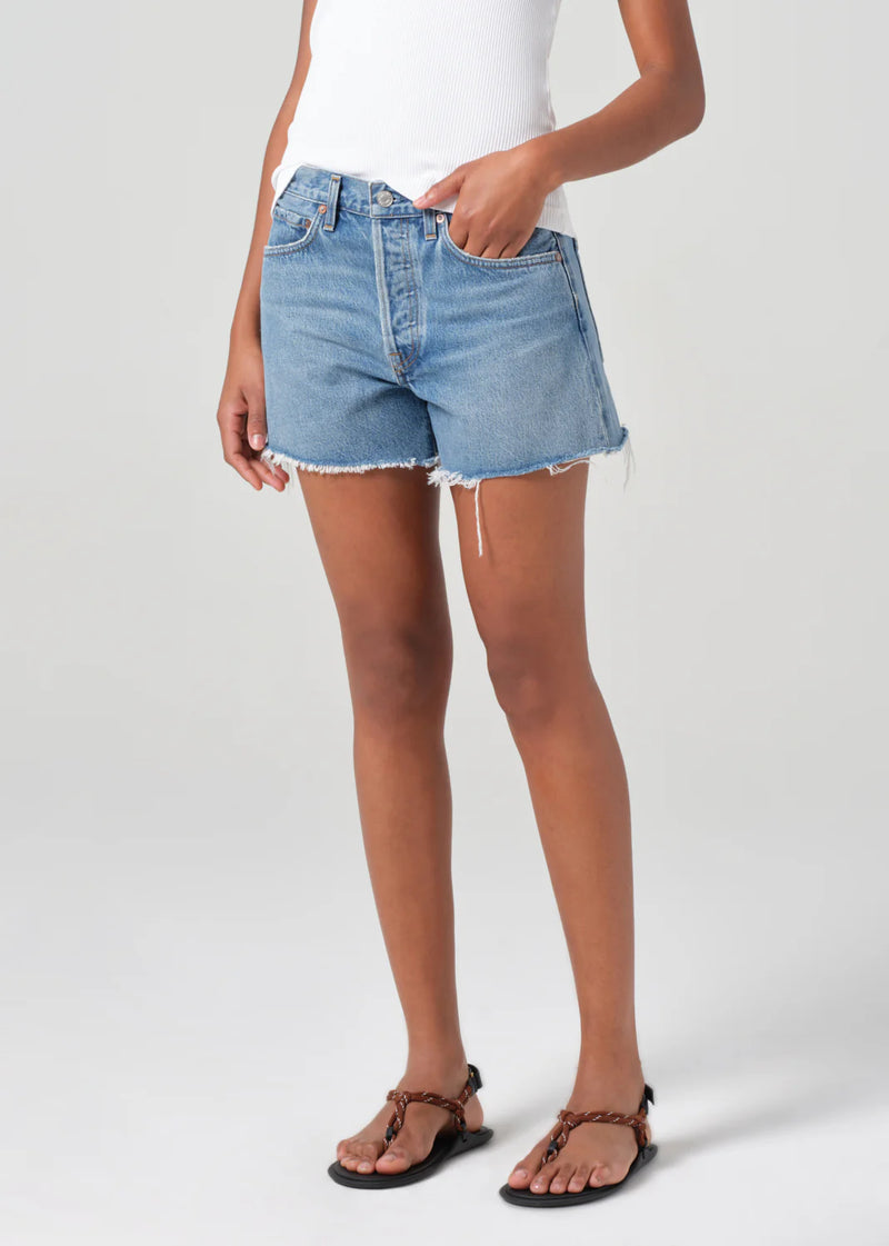 AGOLDE PARKER LONG SHORT IN FAIRWAY