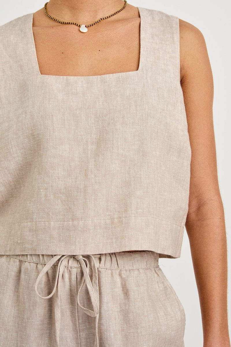 Rails Akira Top Heathered Flax
