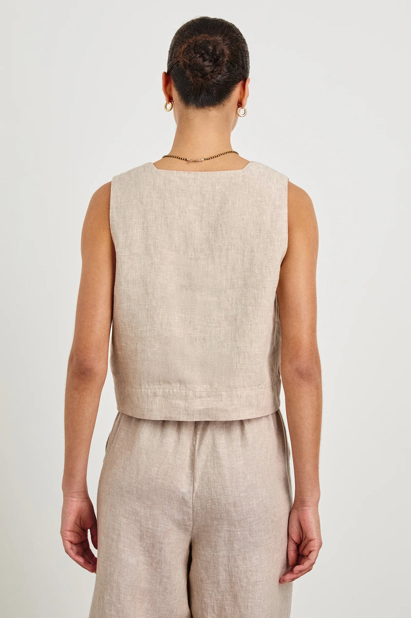 Rails Akira Top Heathered Flax