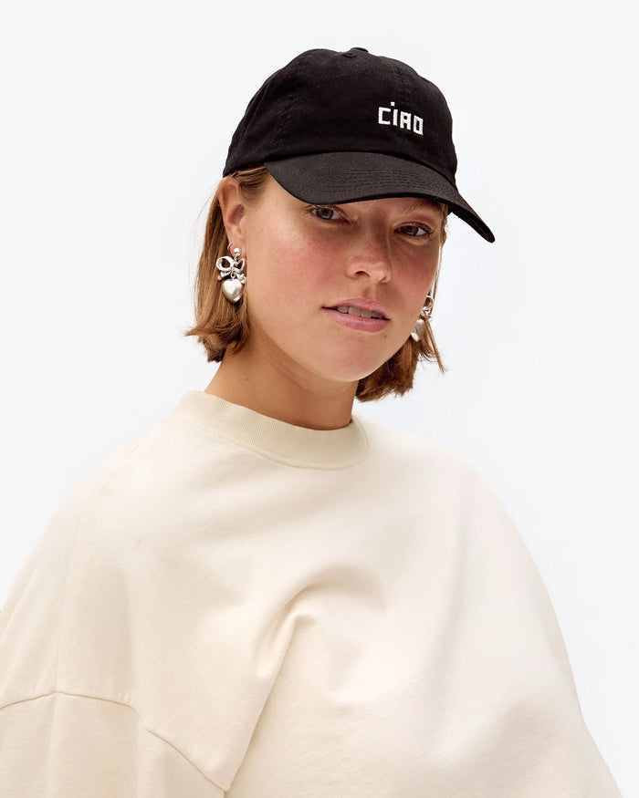CLARE V. Baseball Hat Black Ciao