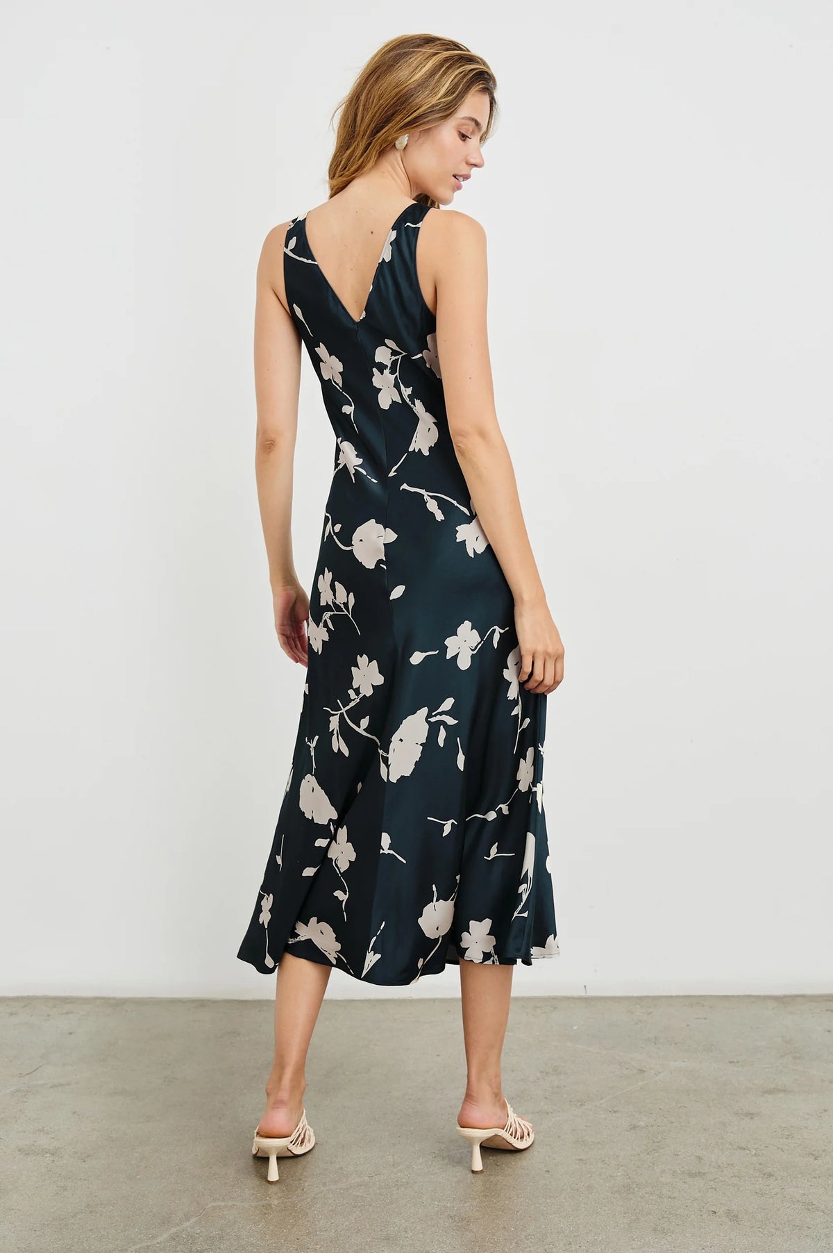 RAILS Camellia Dress Midnight Roses