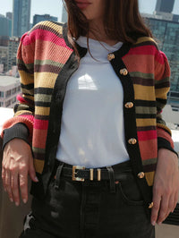 Nation Ltd. CARMELA CARDIGAN Vintage stripe