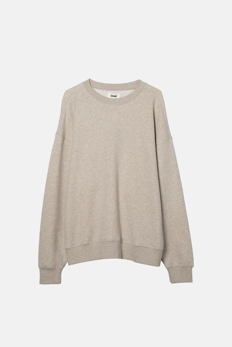 Elwood OVERSIZED CORE CREWNECK Vintage Oatmeal