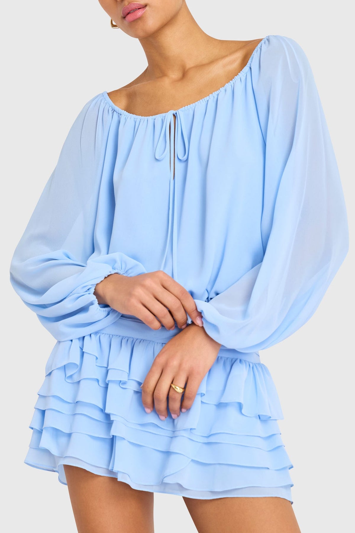 Amanda Uprichard DALLAS TOP Baby Blue