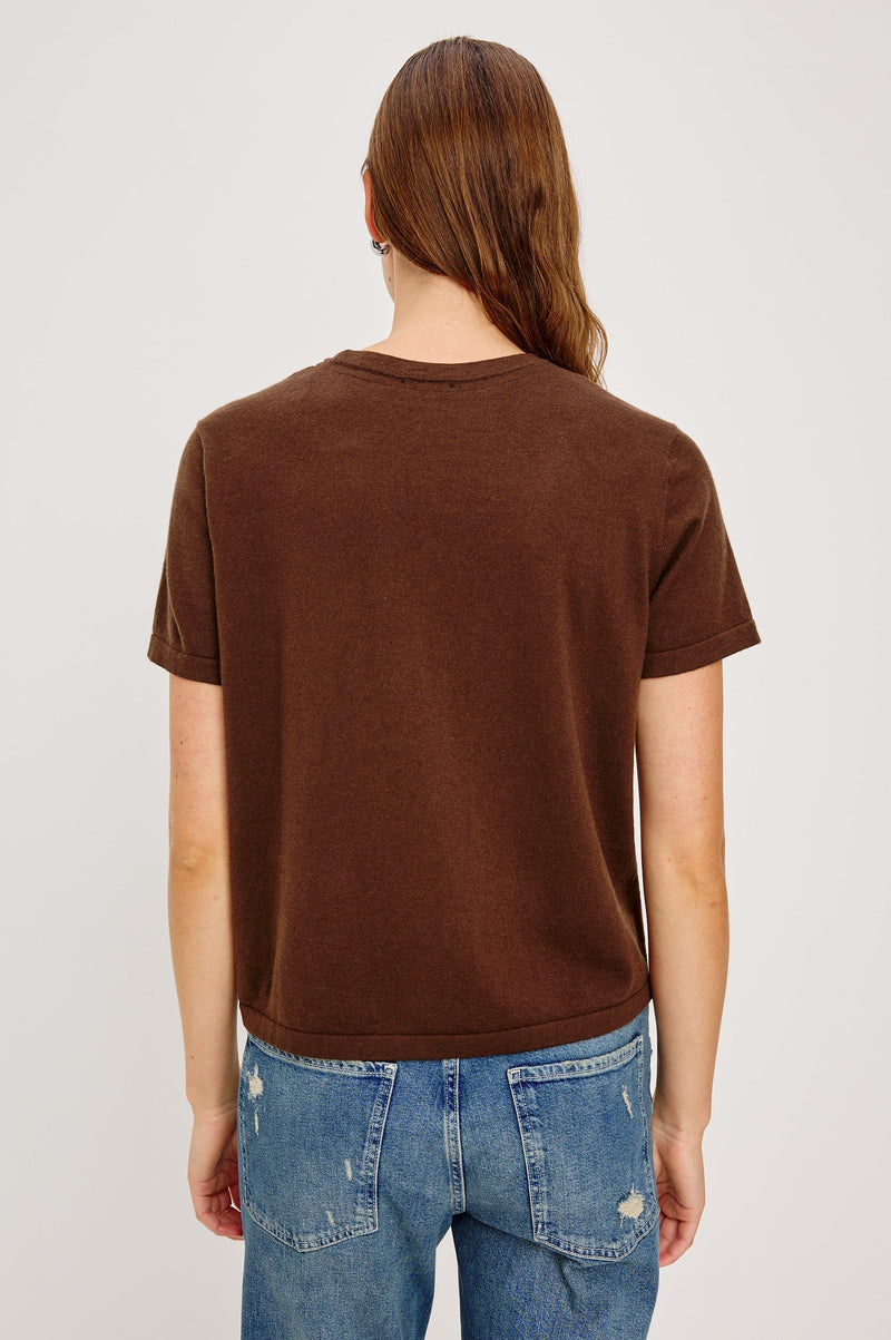 Rails Cotton Cashmere T-Shirt Espresso