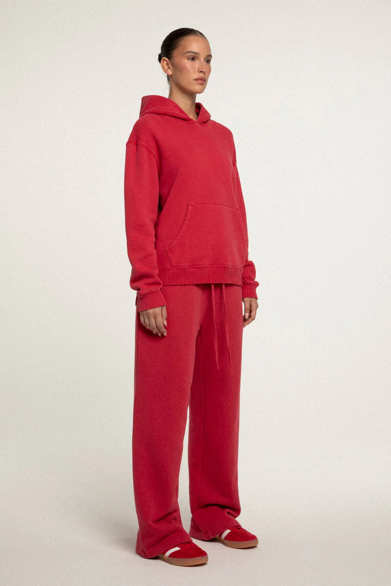 Elwood CORE STRAIGHT LEG SWEATPANT Vintage Cherry