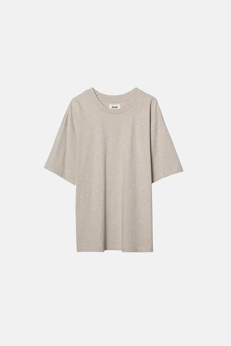 Elwood OVERSIZED CORE TEE VINTAGE OATMEAL