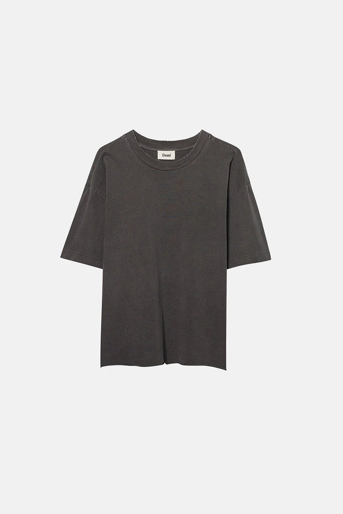 Elwood OVERSIZED CROP CORE TEE Vintage Grey