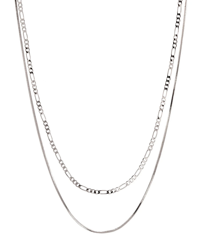 Luv Aj CECILIA CHAIN NECKLACE- SILVER