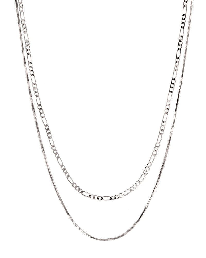 Luv Aj CECILIA CHAIN NECKLACE- SILVER