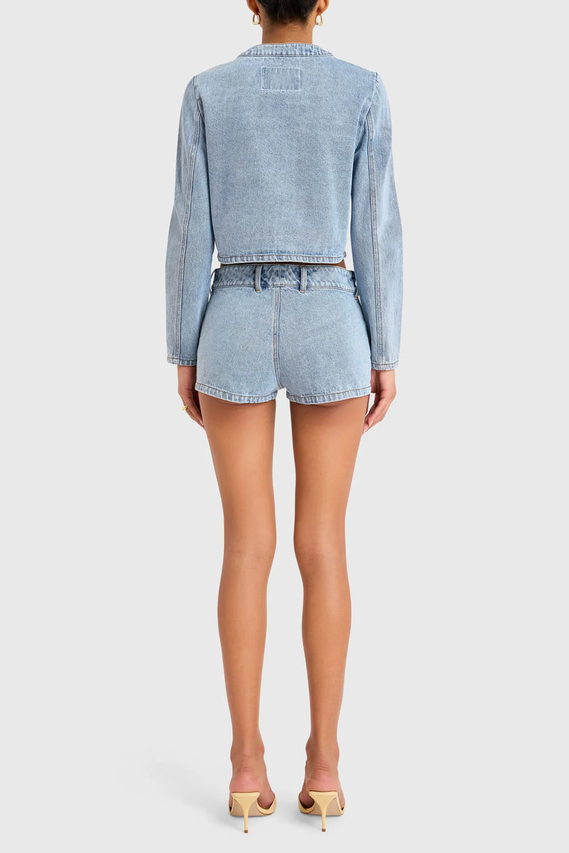 Amanda Uprichard LONG SLEEVE BRASWELL TOP