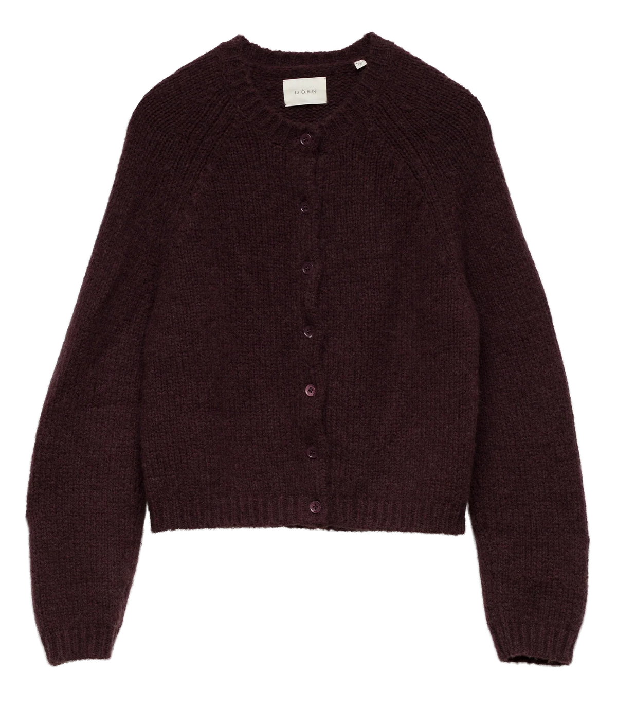 DÔEN DARCY CARDIGAN IN RED UMBER