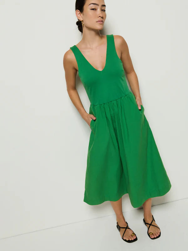 Nation LTD Daria V-Neck Midi