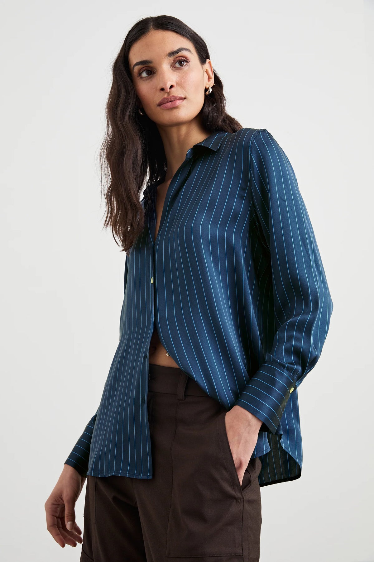 Rails Dorian Shirt Arctic Stripe