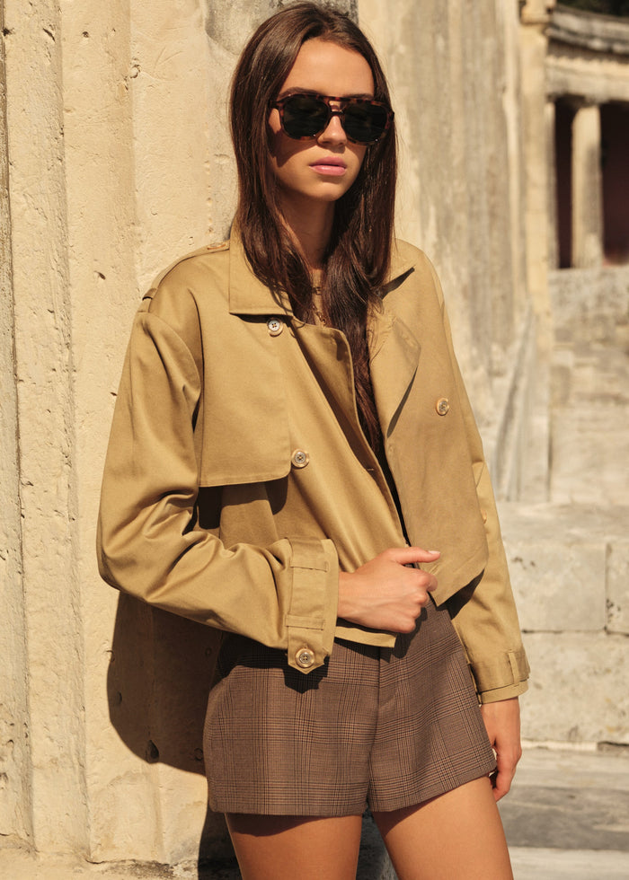 Cami Nyc EVANS CROPPED TRENCH MISO