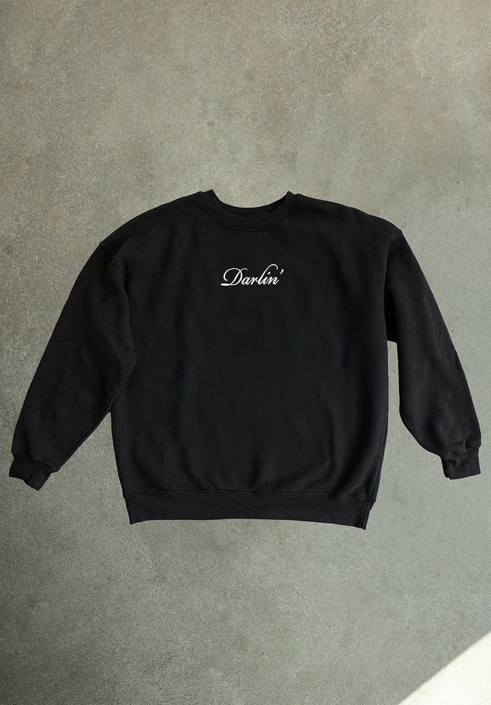 Darlin' SIGNATURE CREWNECK - BLACK