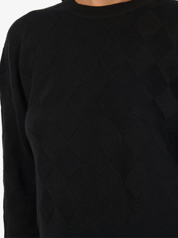 Cami NYC NEVA COTTON CASHMERE SWEATER BLACK
