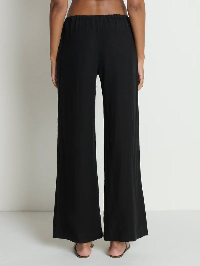 Nation LA Elwood Pant in Jet Black