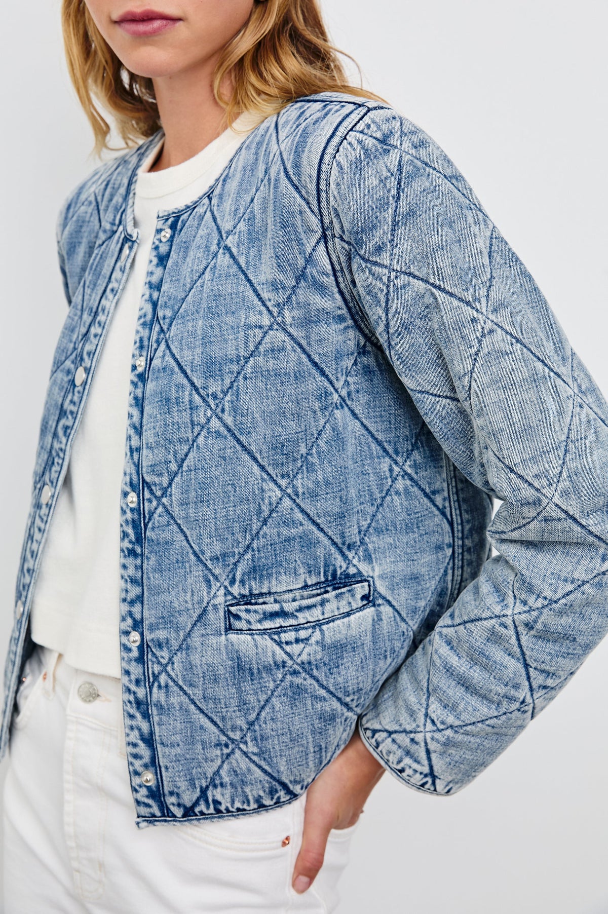 RAILS Ency Jacket Mid Blue