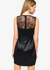 CAMI NYC FARRAH MINI DRESS BLACK