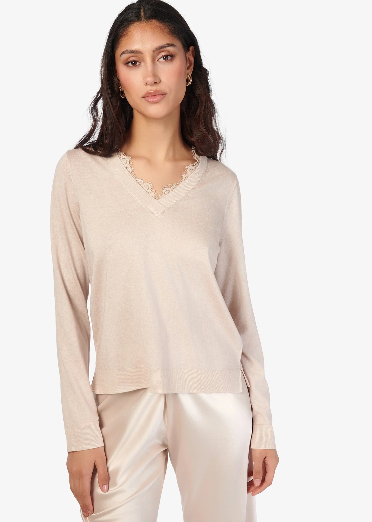 Cami Nyc EDWINA SILK CASHMERE SWEATER OAT
