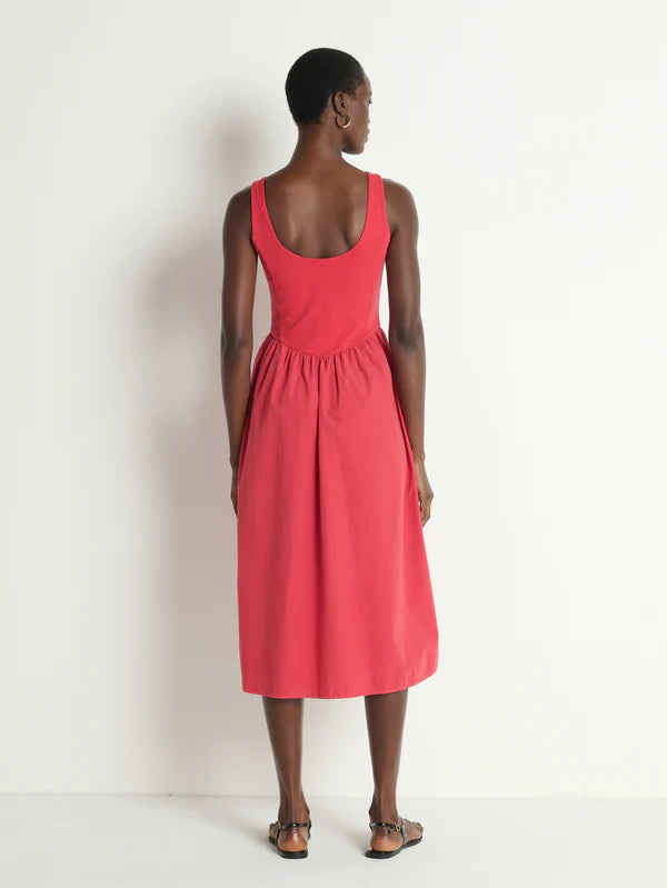Nation Fiona Dress Heartbeat Red