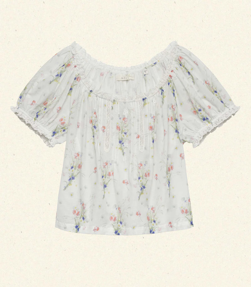 Dôen FREDERICA TOP IN PAINTED BOUQUET