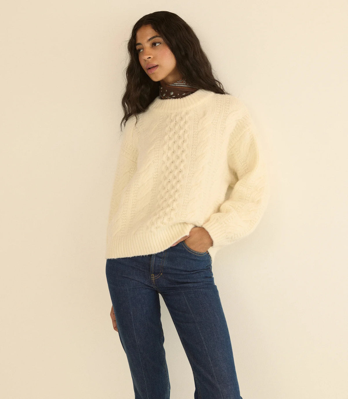 Dôen HALLSTATT SWEATER IN IVORY