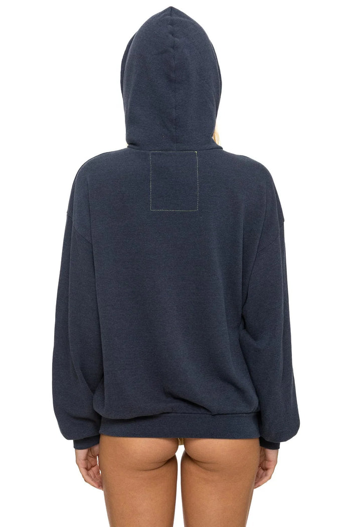 Aviator Nation ALL SEASONS RELAXED PULLOVER HOODIE - CHARCOAL