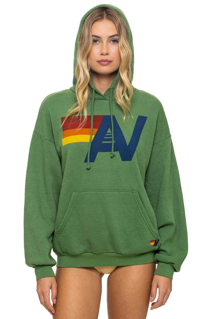 Aviator Nation LOGO PULLOVER RELAXED HOODIE - PALM