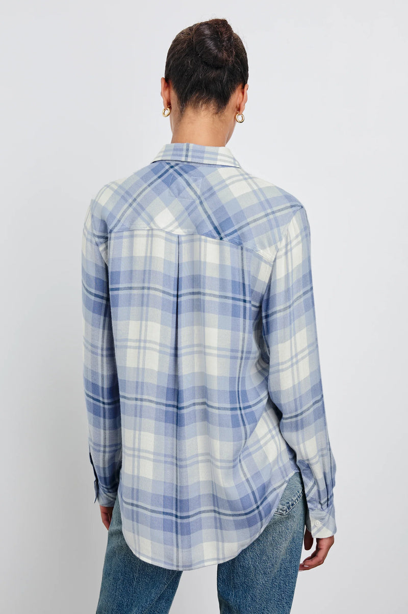 Rails Hunter Shirt Bluebell Snow