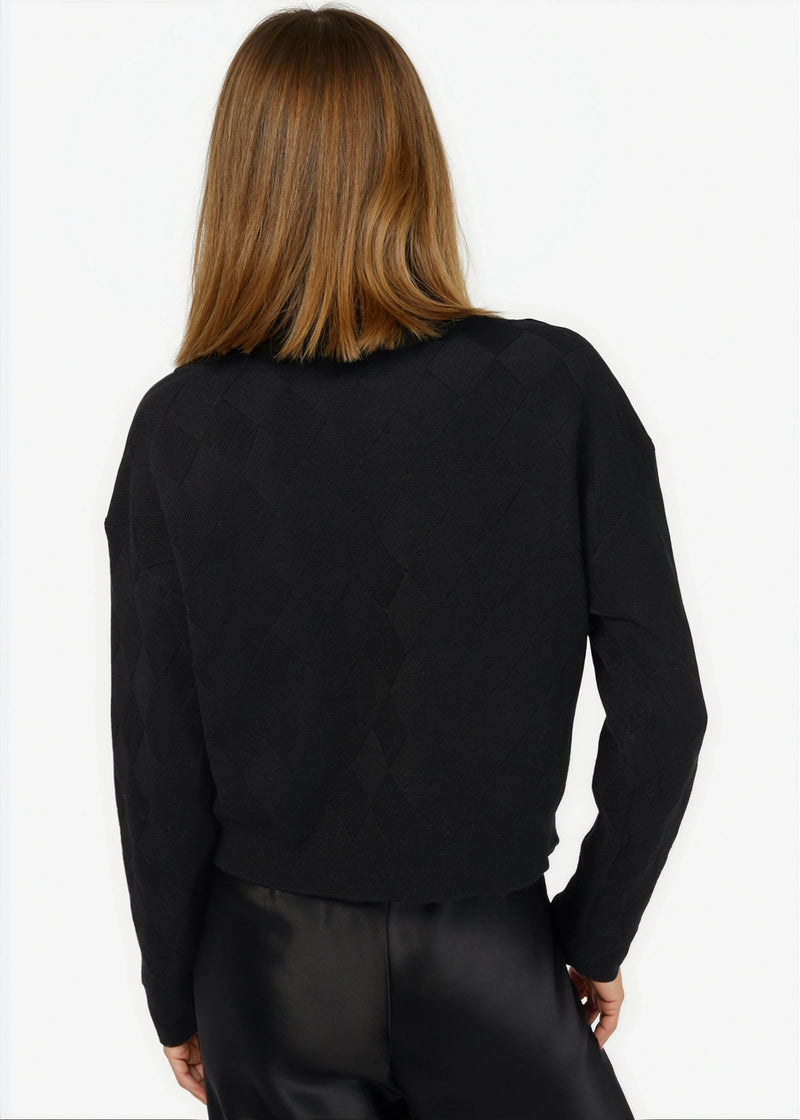 Cami NYC NEVA COTTON CASHMERE SWEATER BLACK