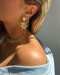 Luv Aj THE STARRY STUD STATEMENT EARRINGS Gold