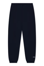 SPRWMN NAVY COTTON MINI LOGO SWEATPANTS