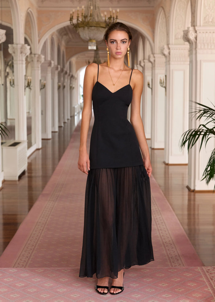 Cami Nyc SUSANNAH MAXI DRESS BLACK