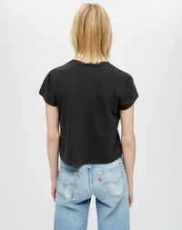 RE/DONE Heritage Cotton 1950s Boxy Tee Washed Black