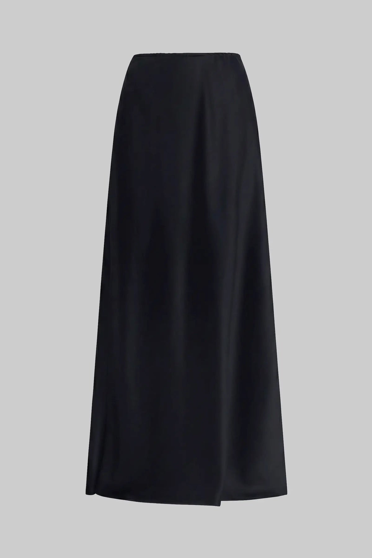Leset Barb Bias Ankle Skirt Black