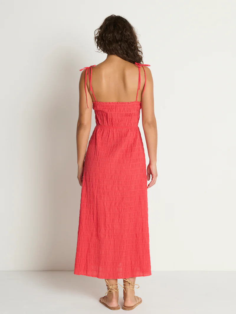 Nation LA Madeline Tie Midi Dress Flora