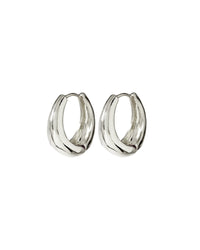 Luv Aj MARBELLA HOOPS- SILVER