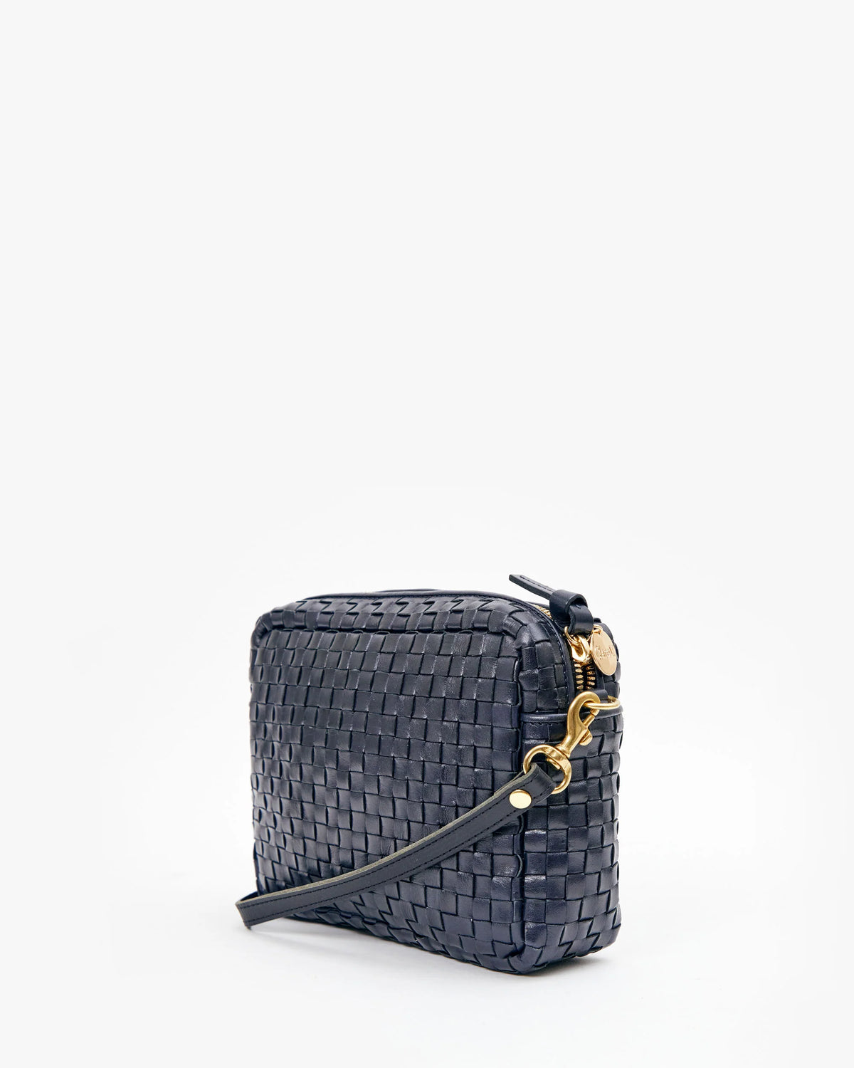 Clare V. Midi Sac Twilight Woven Checker