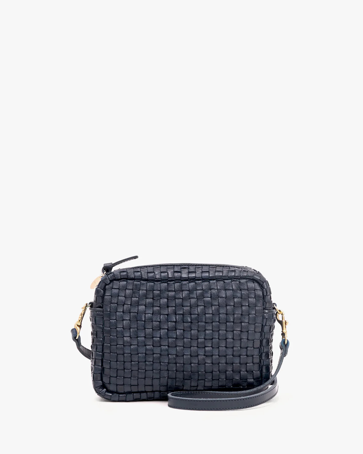 Clare V. Midi Sac Twilight Woven Checker