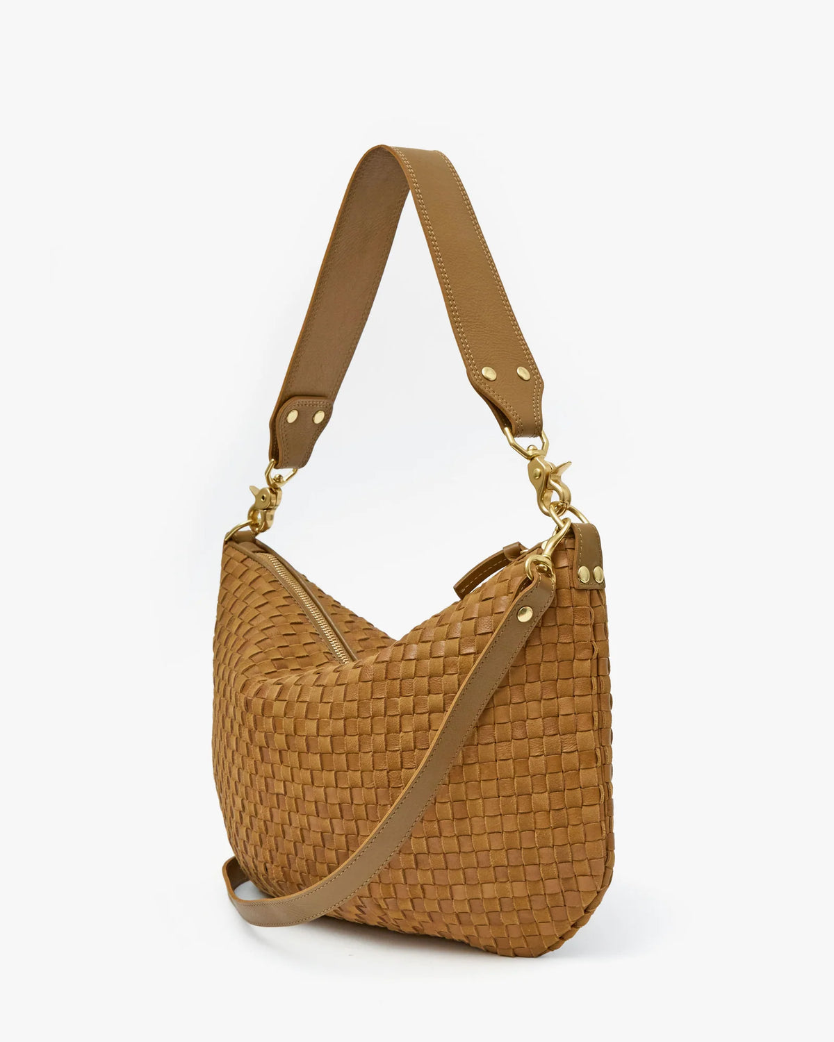 Clare V. Moyen Messenger -  Sequoia Woven Checker